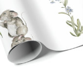 Waterverf Woodland Animal Wrapping Paper Cadeaupapier (Rol Hoek)