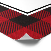 Waterverf Woodland Animals Baby shower Pset Poster (Hoek)