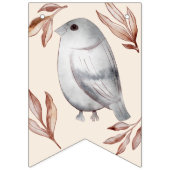 Waterverf Woodland Animals Birthday Vlaggetjes (Eerste vlag)