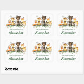 Waterverf Woodland Animals Bookplate Labels (Vel)