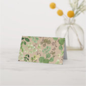 Waterverf Woodland Animals Greenery Forest Decor Plaatskaartje (Achterkant)