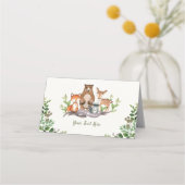Waterverf Woodland Animals Greenery Forest Decor Plaatskaartje (Voorkant)