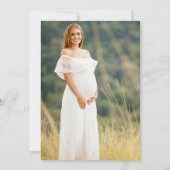 Waterverf Woodland Animals Greenery Shower Foto Kaart (Achterkant)