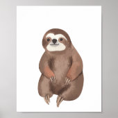 Waterverf Woodland Animals Nursery Room Decor Poster (Voorkant)