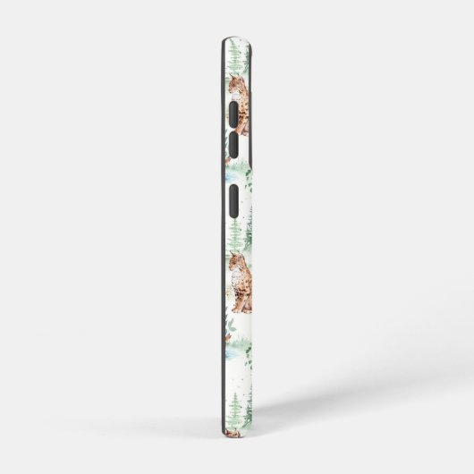 Waterverf Woodland Baby Animal Pattern Samsung Galaxy Hoesje (Rechterkant)