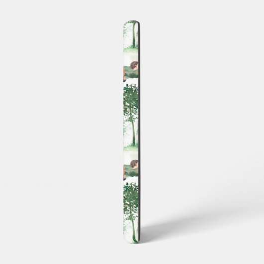 Waterverf Woodland Baby Animal Pattern Samsung Galaxy Hoesje (Linkerkant)