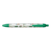 Waterverf Woodland Baby Animal Pattern Zwarte Inkt Pen (Achterkant)