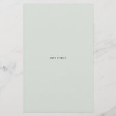 Waterverf Woodland Baby Brunch Uitnodiging (Achterkant)