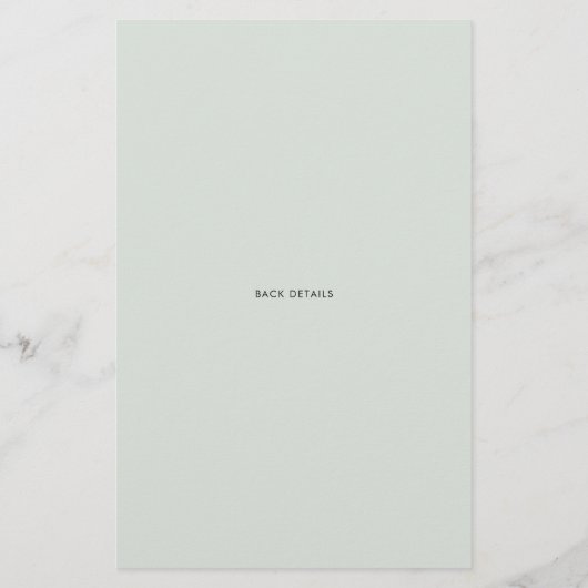 Waterverf Woodland Baby Brunch Uitnodiging (Achterkant)