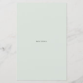 Waterverf Woodland Baby shower Uitnodiging (Achterkant)