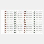 Waterverf Woodland Beer Persoonlijke jongens Labels (Vel)