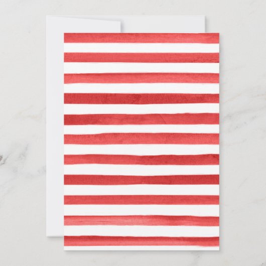 Waterverf Woodland Beer Picknick Baby shower Kaart (Achterkant)