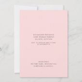 Waterverf Woodland Blush Vrijgezellenfeest Kaart (Achterkant)