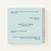 Waterverf Woodland "but God" Prayer Journal Notitieboek (Achterkant)