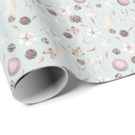 Waterverf Woodland Deer Cadeaupapier