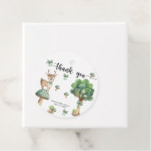 Waterverf Woodland Deer - Dank u Bedankjes Labels (In situ)