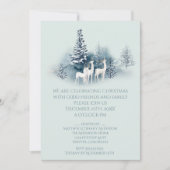 Waterverf Woodland Deer Kaart (Voorkant)