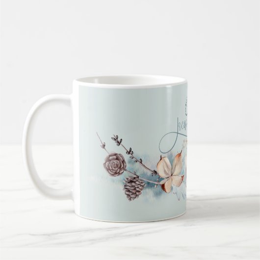 Waterverf Woodland Deer Koffiemok (Links)