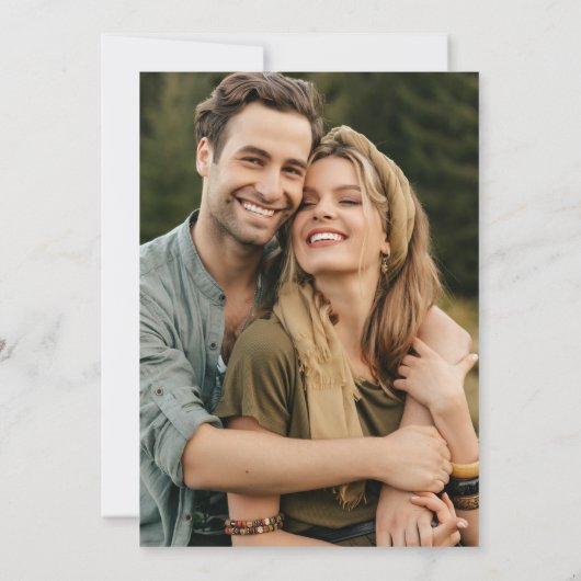 Waterverf Woodland Engagement Party Kaart