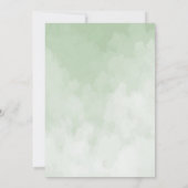 Waterverf Woodland Forest Animals Baby shower Kaart (Achterkant)