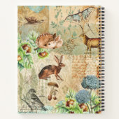 Waterverf Woodland Forest Animals Notitieboek (Achterkant)