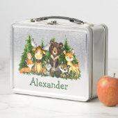 Waterverf Woodland Forest Animals Trees (In situ)