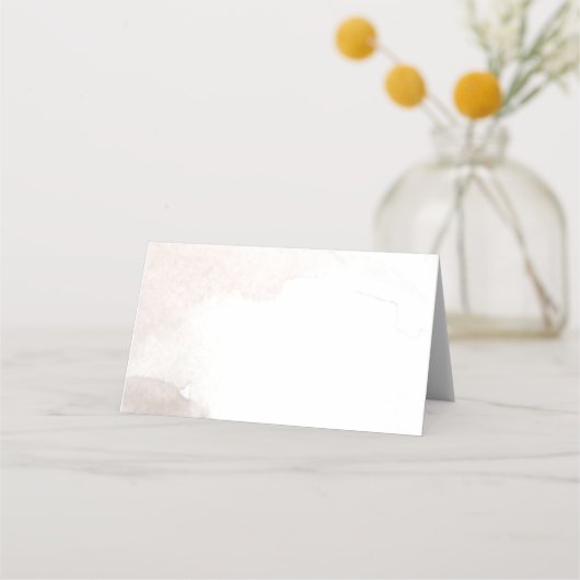 Waterverf Woodland Forest Baby shower Plaatskaartje (Achterkant)