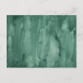 Waterverf Woodland Forest Bridal Bingo Kaart (Achterkant)