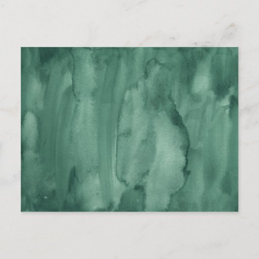 Waterverf Woodland Forest Bridal Bingo Kaart (Achterkant)