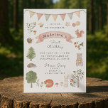 Waterverf Woodland | Forest Friends Kaart<br><div class="desc">Charmante verjaardagsuitnodigingen voor kinderen met waterverf bosdieren. Perfect voor kinderen van 0-10 jaar,  ideaal voor eerste verjaardagen en allerlei soorten feesten. Unieke design met aanpasbare details maken deze uitnodigingen een uitstekende keuze voor elke partij.</div>