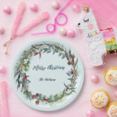 Waterverf Woodland Forest krans papier Bord (Feest)