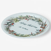 Waterverf Woodland Forest krans papier Bord (Gekanteld)