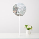 Waterverf Woodland Forest Stag Baby shower Ballon<br><div class="desc">Transformeer uw baby shower met deze prachtige Waterverf Woodland Forest Stag Baby shower Balloon, een ideaal middelpunt voor uw feestdecor met een bosthema. Met een majestueus hert met geweien tegen een rustige bosscène met pijnbomen, is deze ballon versterkt met een delicate witte overlay voor een vleugje elegantie. Ideaal voor het...</div>