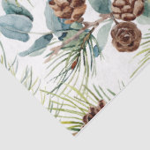 Waterverf Woodland Forest Vakantie Tissuepapier (Detail)