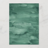 Waterverf Woodland Forest Vrijgezellenfeest Bingo Informatiekaartje (Achterkant)