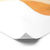 Waterverf Woodland Fox kamer Decor Poster (Hoek)