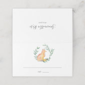 Waterverf Woodland Fox Plaatskaartje (Buitenkant ongevouwen)