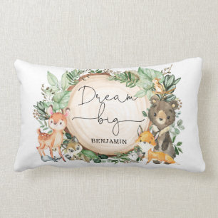 Waterverf Woodland Greenery Boskwekerij Kussen