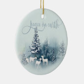 Waterverf Woodland Magische Geiten Keramisch Ornament (Rechts)