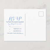 Waterverf Woodland Snowflakes Winter Uitnodiging Briefkaart (Achterkant)