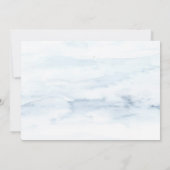 Waterverf Woodland String LightWedding Invitation Kaart (Achterkant)