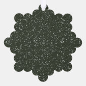 Waterverf Woodland Vrolijk Kerstfeest Ornament Kaart (Achterkant)