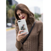 Waterverf Woodland Woodpecker, aangepast Case-Mate iPhone Case