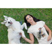 Waterverf Woodland Woodpecker, aangepast T-shirt