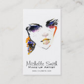 Waterverf wordt geconfronteerd met lange opscheppi visitekaartje (Voorkant)