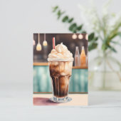 Waterverf, Wortelbier, Postcrossing Briefkaart (Staand voorkant)