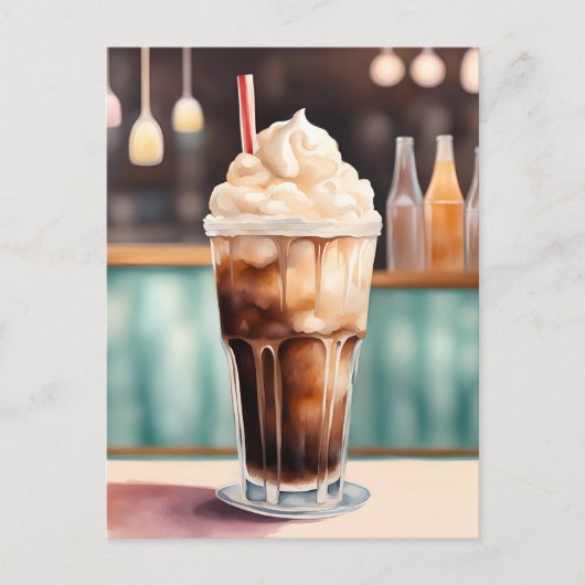 Waterverf, Wortelbier, Postcrossing Briefkaart (Voorkant)