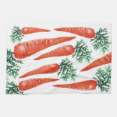 Waterverf wortelen collectie theedoek (Horizontaal)