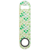 Waterverf woud in doedelstijl speed flessenopener (Voorkant)