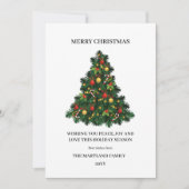 Waterverf woud Vakkerfeestdag Kaart (Voorkant)